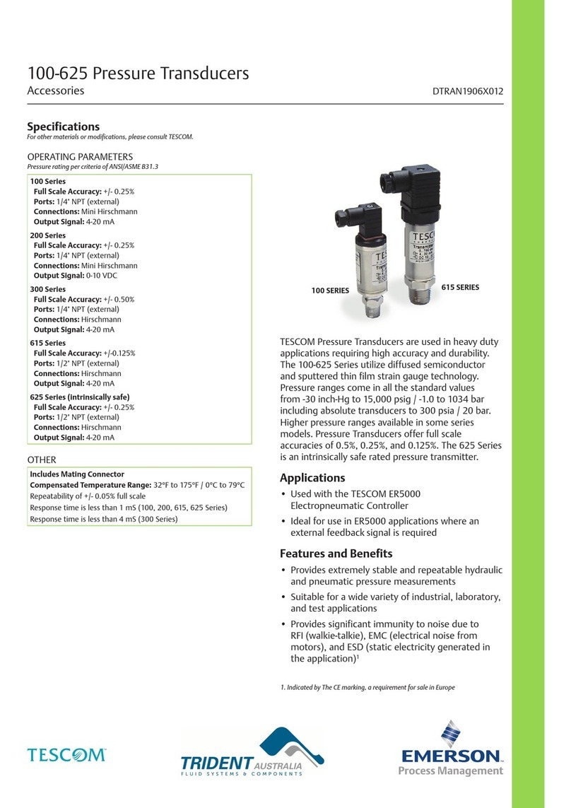 Tescom 100 Series manual