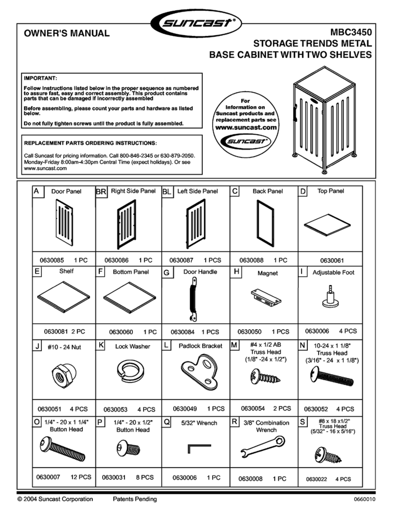 Suncast MBC3450 User manual Suncast MBC3450 User manual