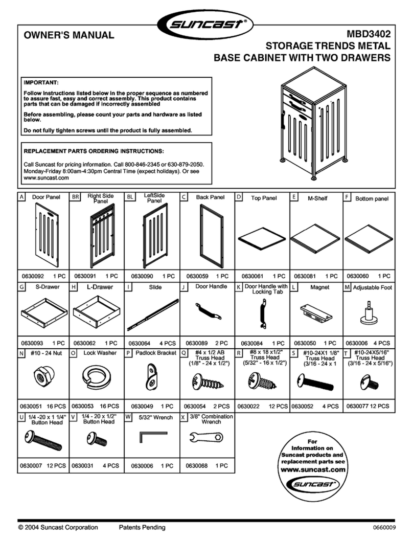Suncast MBD3402 User manual Suncast MBD3402 User manual