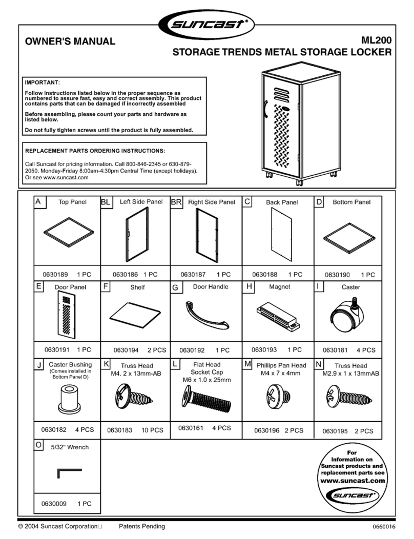 Suncast ML200 User manual