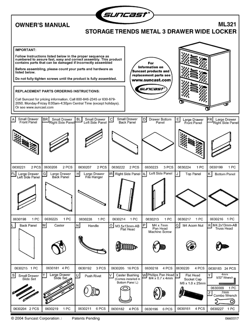 Suncast ML321 User manual Suncast ML321 User manual