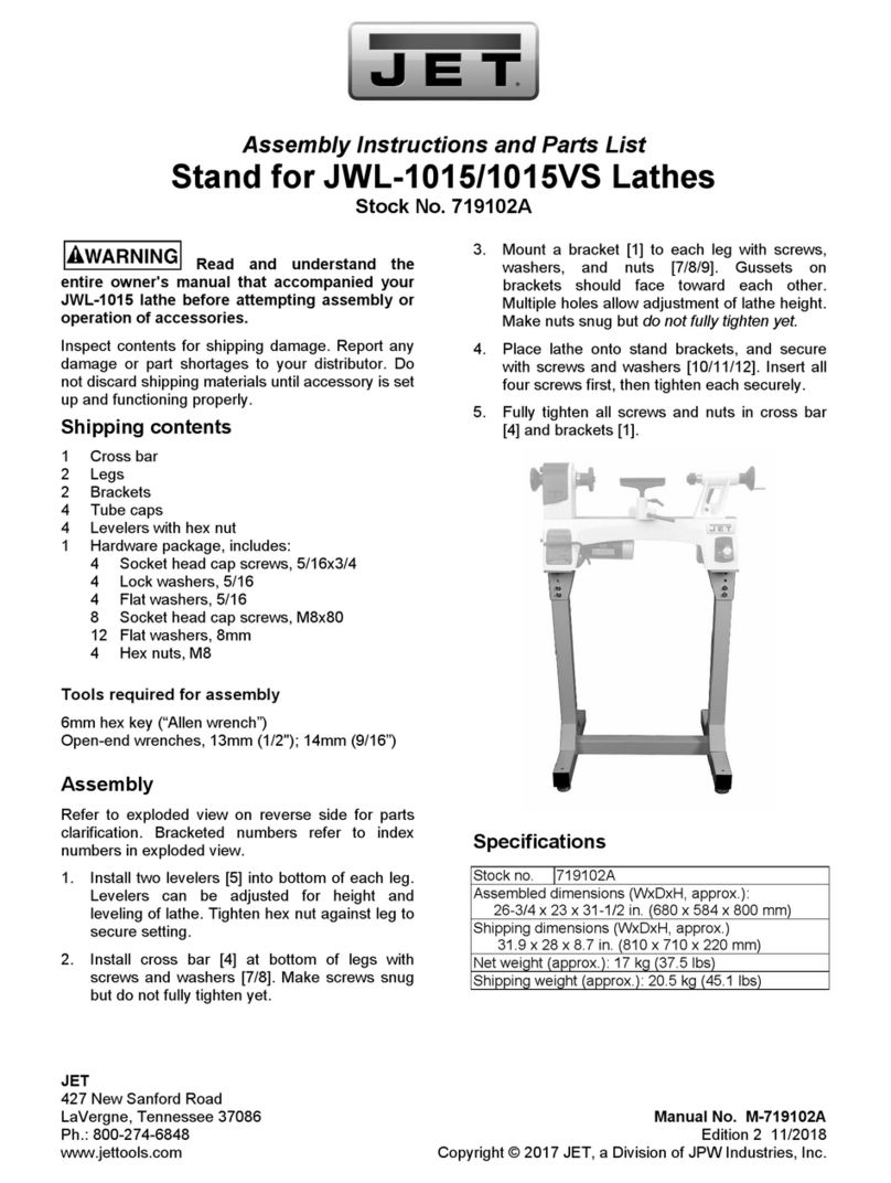 Jet JWL-1015 Datasheet