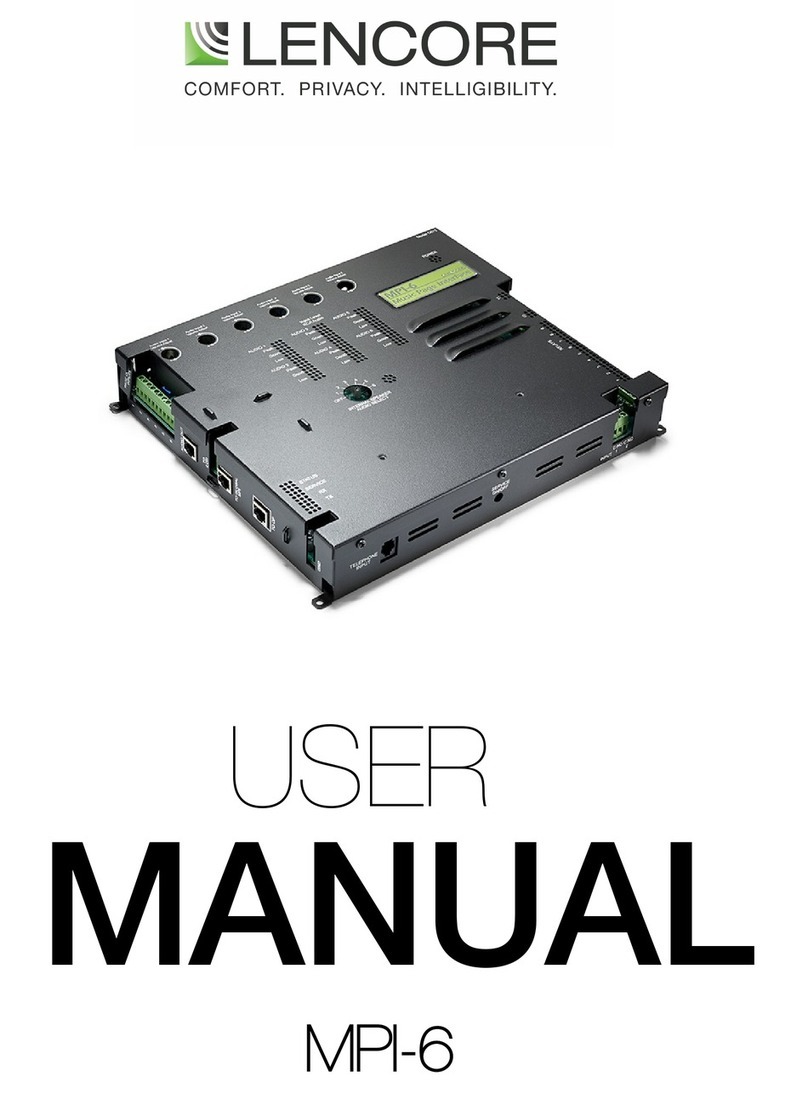 Lencore MPI-6 user manual