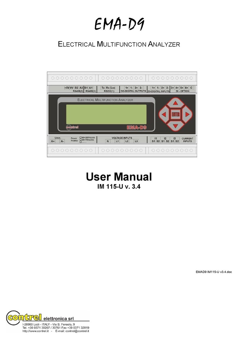 Contrel EMA-D9 user manual
