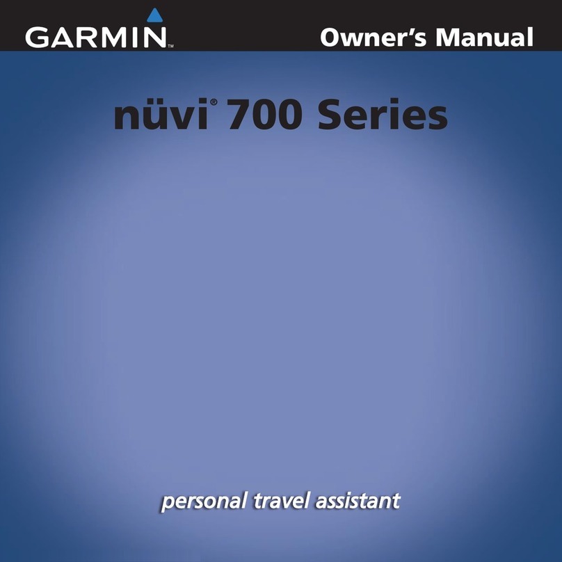 Garmin Nuvi 700 Series User manual