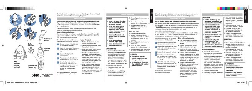 Respironics SideStream HS860 Instructions for use