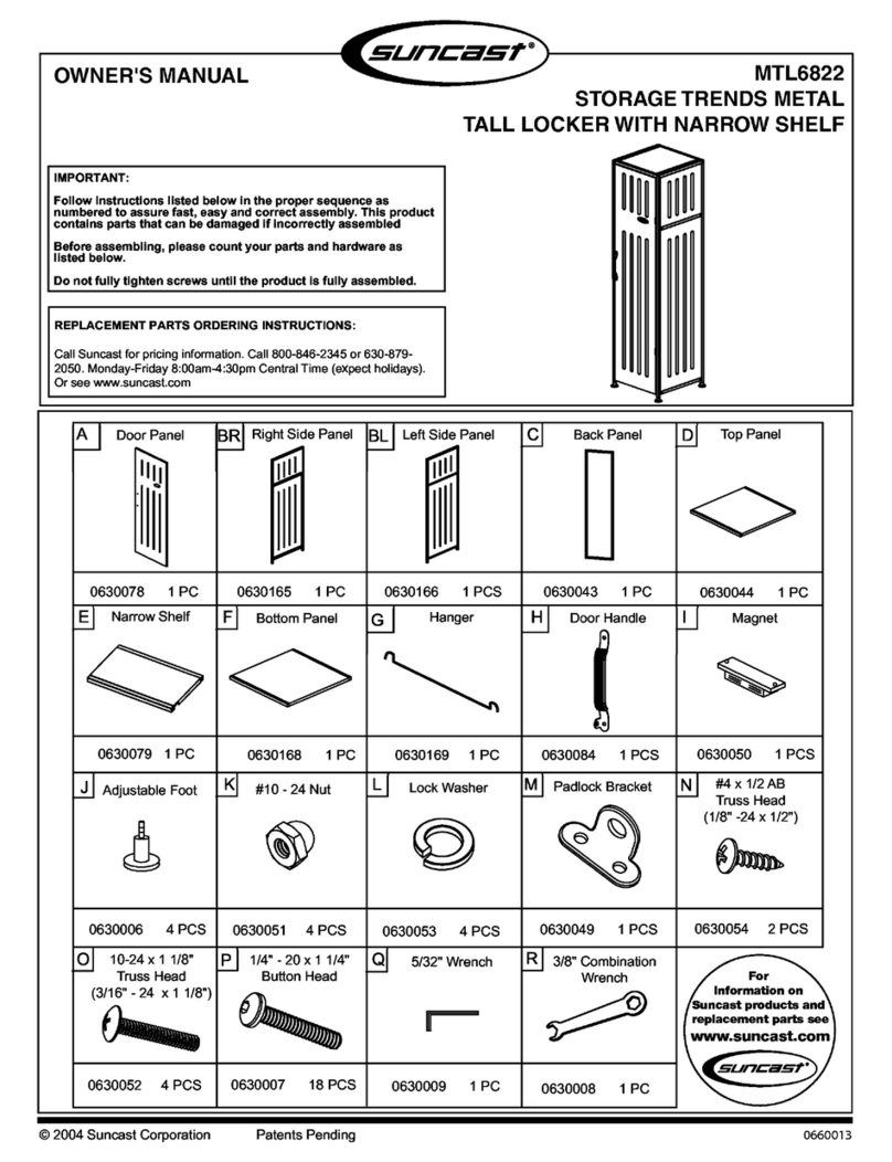 Suncast MTL6822 User manual Suncast MTL6822 User manual