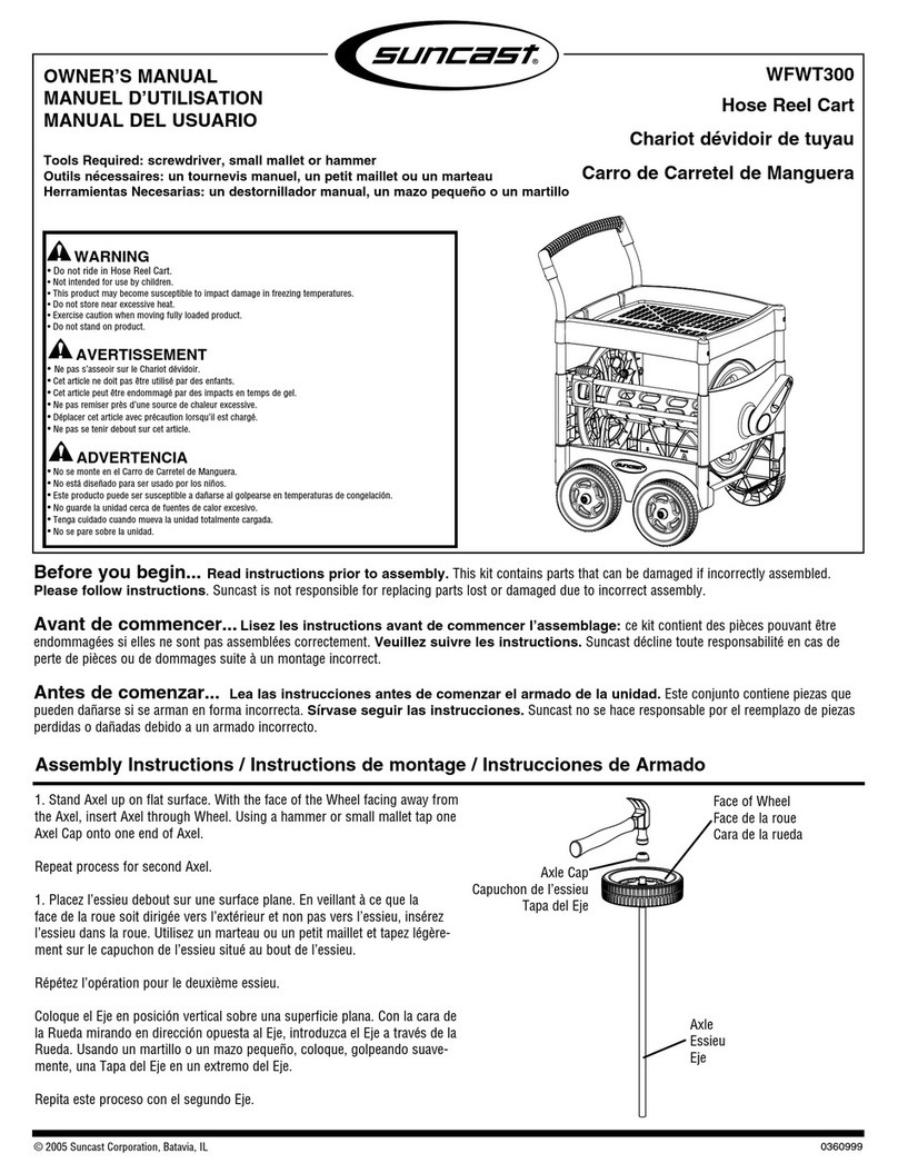 Suncast WFWT300 owner's manual