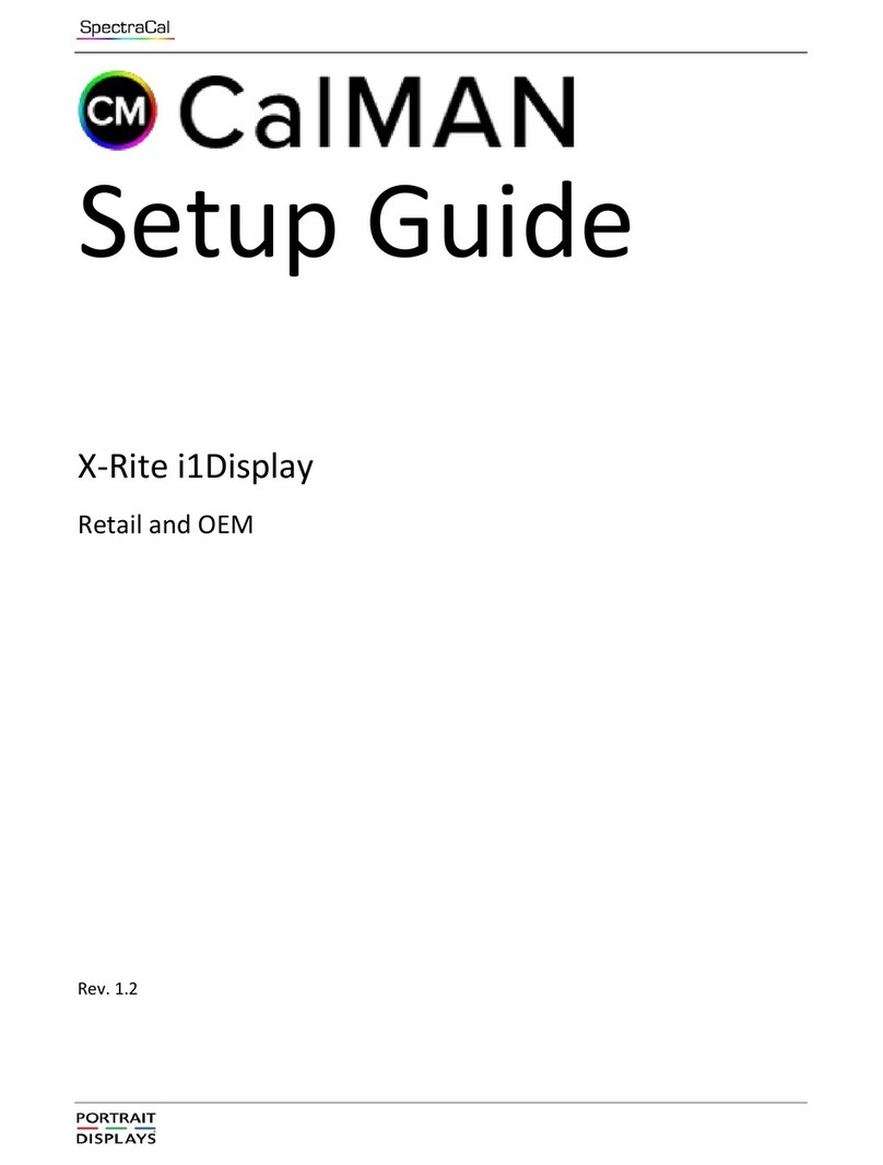 X-Rite i1Display User manual