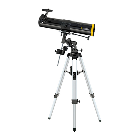 National Geographic Telescope With Equatorial Mount operating instructions