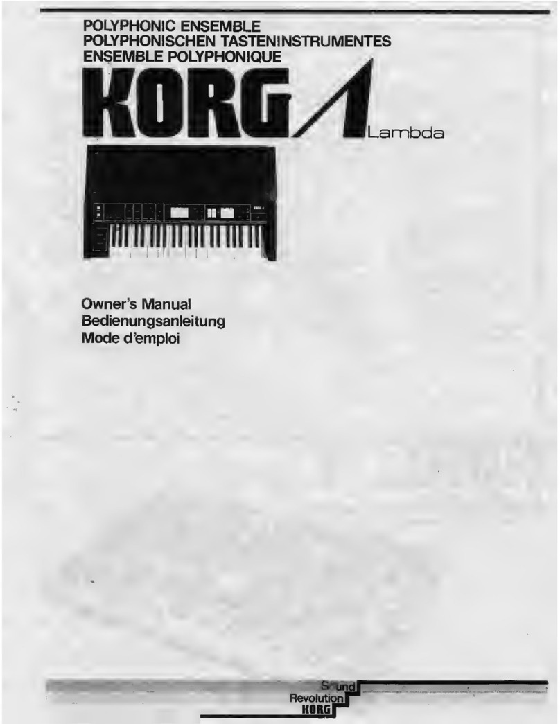Korg ES-50 Lambda owner's manual