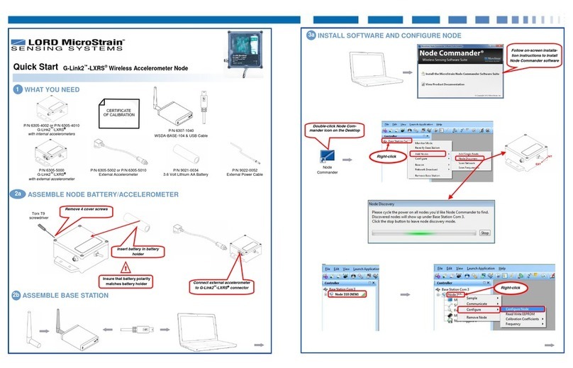 Lord MicroStrain G-Link2-LXRS quick start