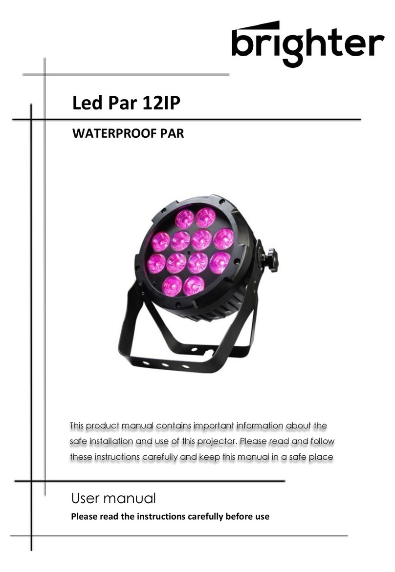 Brighter Led Par 12IP User manual