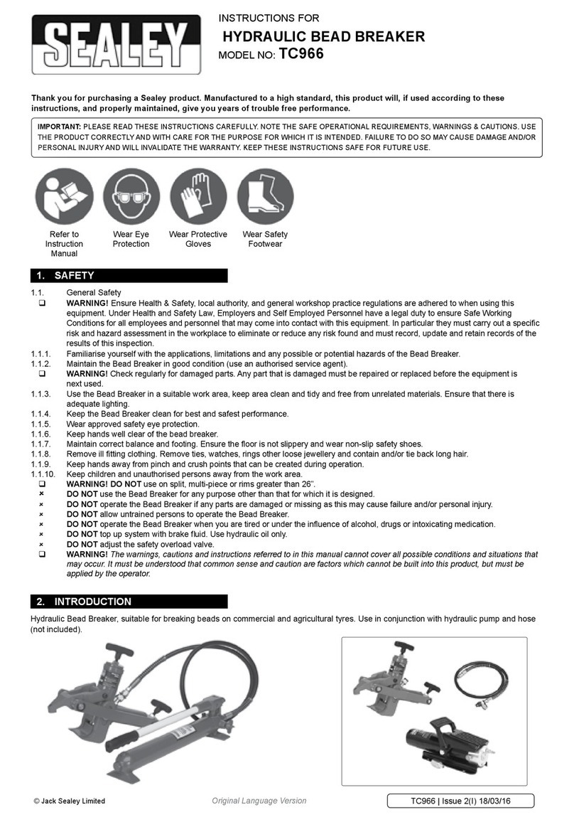 Sealey TC966 User manual