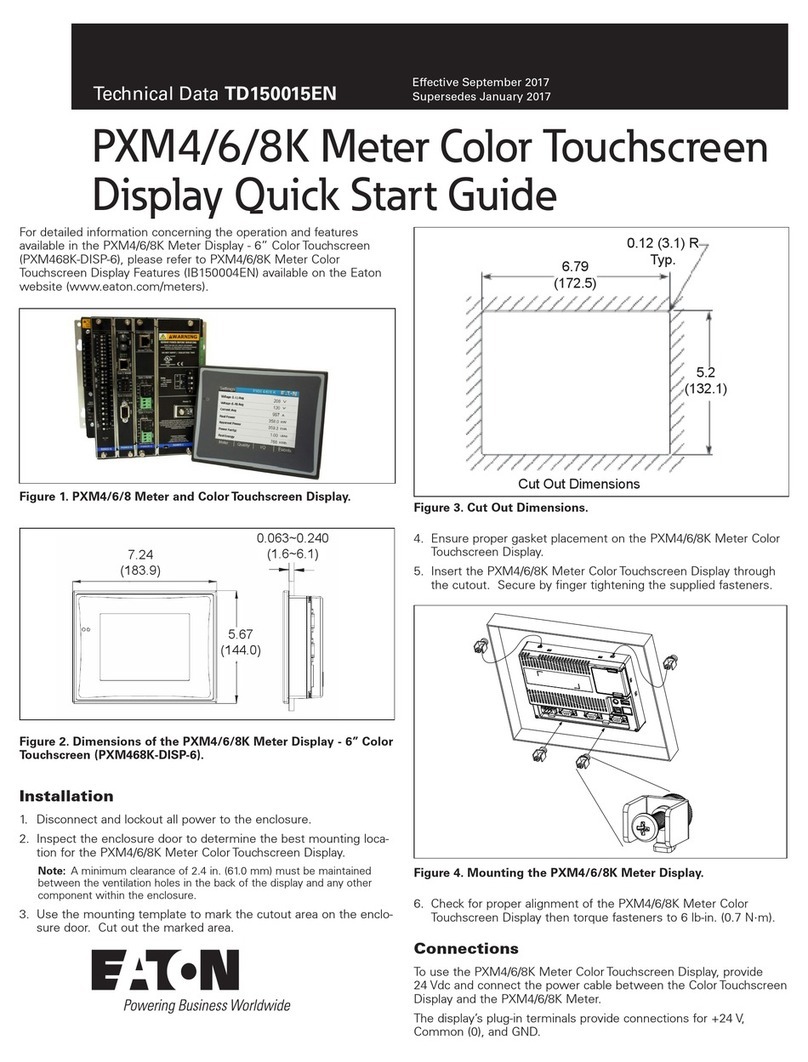 Eaton PXM4K Series User manual