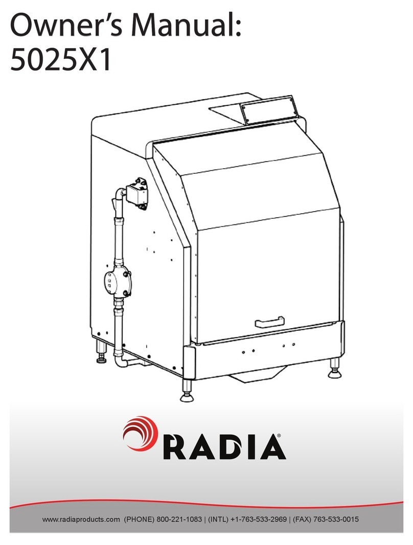 Radia 05025X1 owner's manual