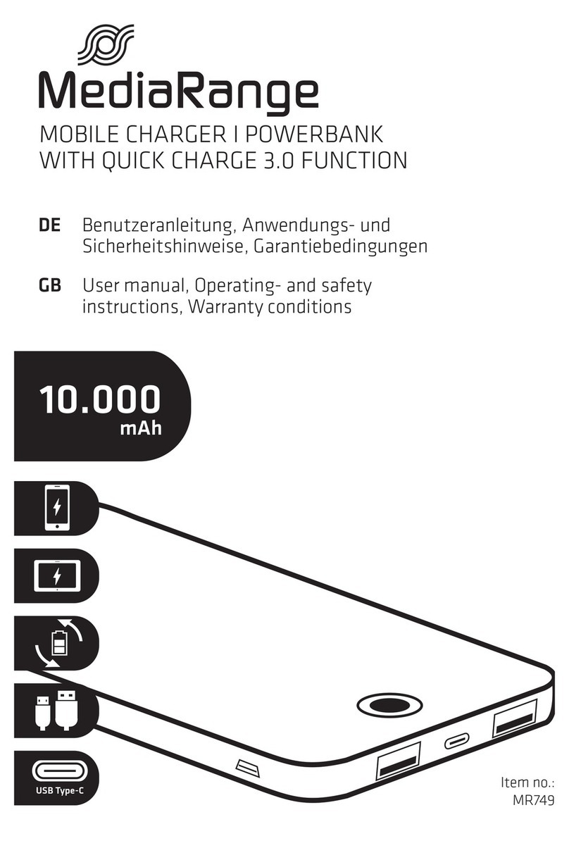 MediaRange MR749 User manual, Operating- and safety instructions, Warranty conditions