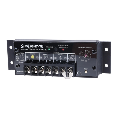 Morningstar Sunlight SL-10 Operator's manual