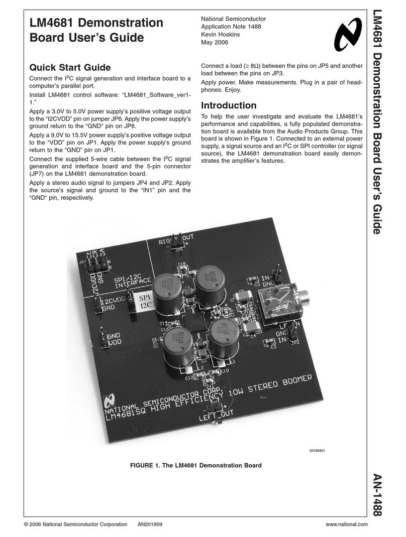 National Semiconductor LM4681 user guide