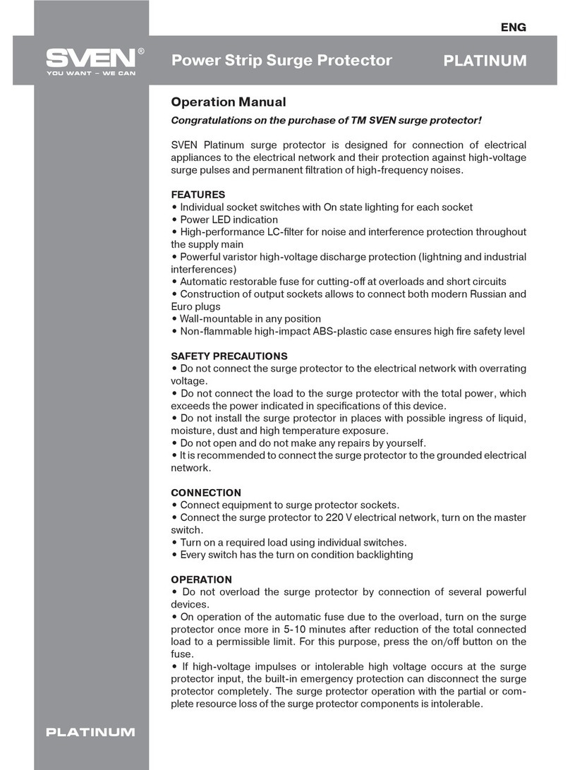 Sven PLATINUM Operation manual