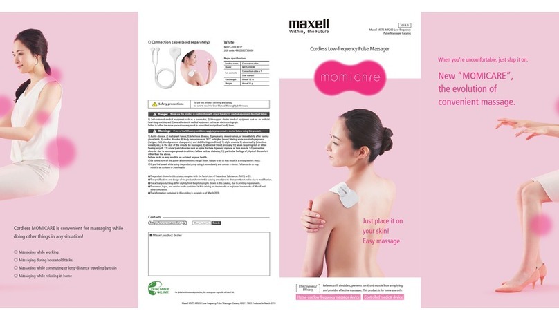 Maxell Momicare MXTS-200CBL user manual
