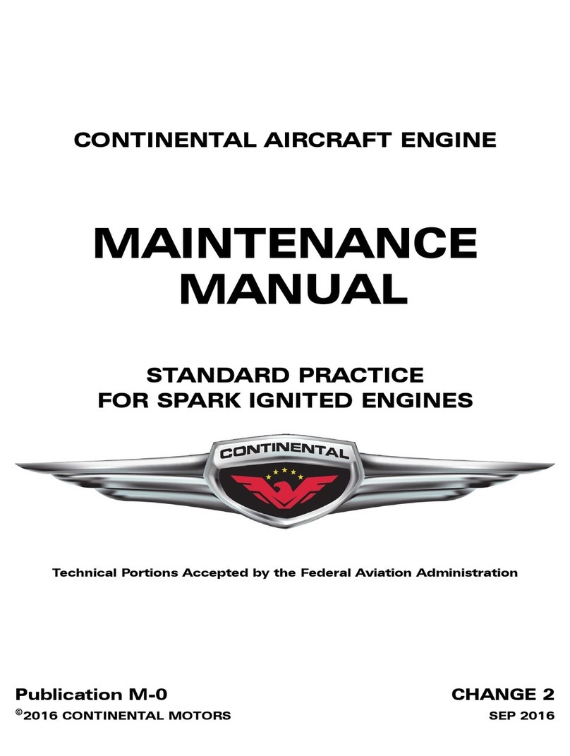 CONTINENTAL AIRCRAFT ENGINE C75 Series User manual