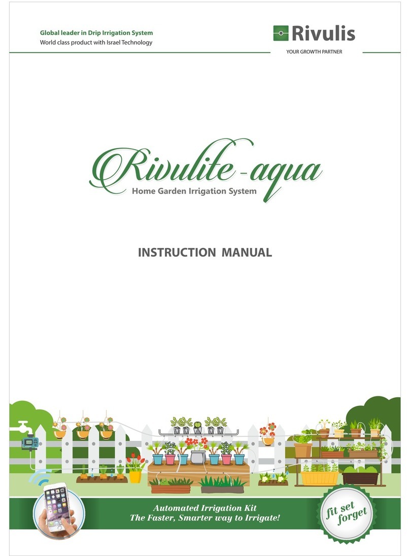 Rivulis Rivulite-aqua instruction manual