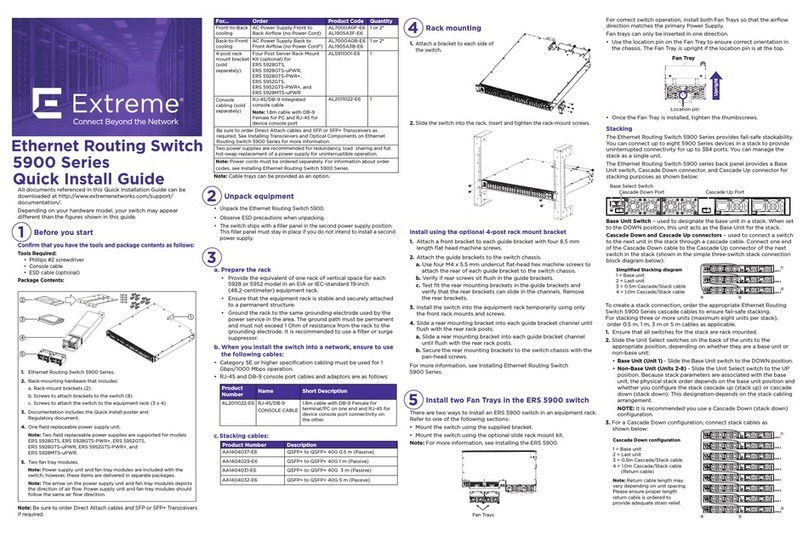 Extreme Networks ERS 5900 Series User manual