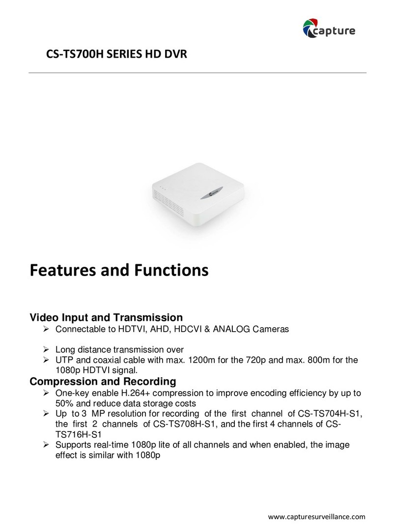 Capture CS-TS700H SERIES manual