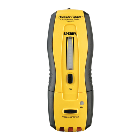 Sperry instruments Breaker Finder CS61200 User manual