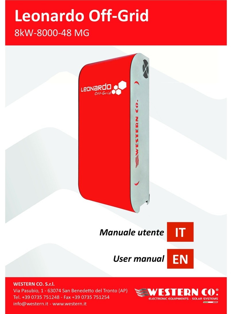 Western Co Leonardo Off-Grid 8kW-8000-48 MG user manual