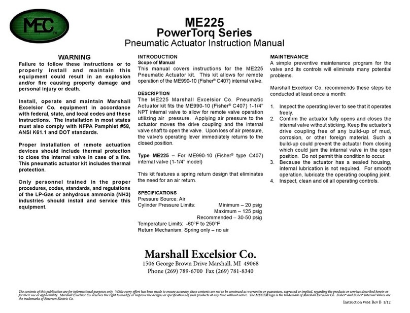 Mec ME 225 PowerTorq Series User manual