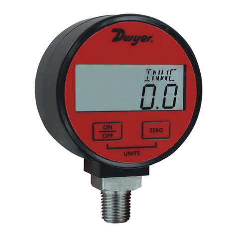 Dwyer Instruments DPGA series Installation and operating instructions