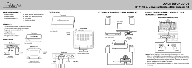 Rocket Fish RF-WHTIB-A User manual