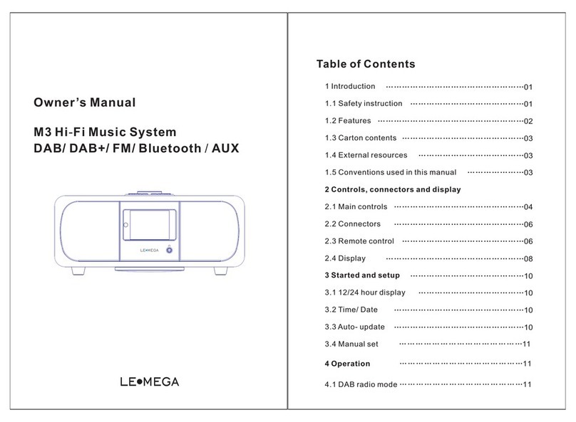 LEMEGA M3 User manual