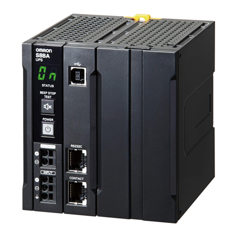 Omron S8BA-B120L User manual