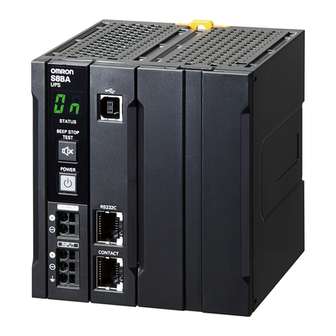 Omron S8BA-24D24D Series SBF instruction manual Omron S8BA-24D24D Series SBF instruction manual