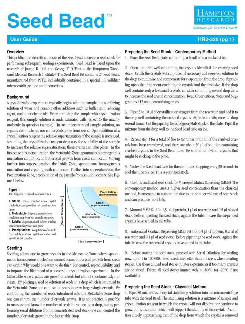 Hampton Research Seed Bead HR2-320 user guide