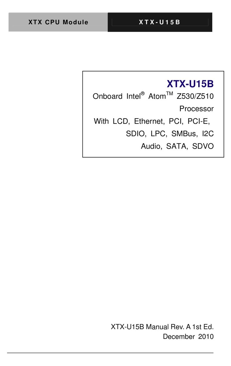Aaeon XTX-U15B user manual