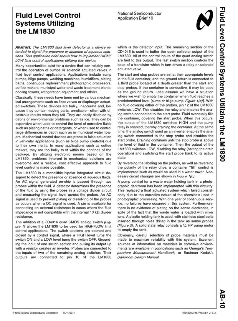 National Semiconductor LM1830 Application brief National Semiconductor LM1830 Application brief