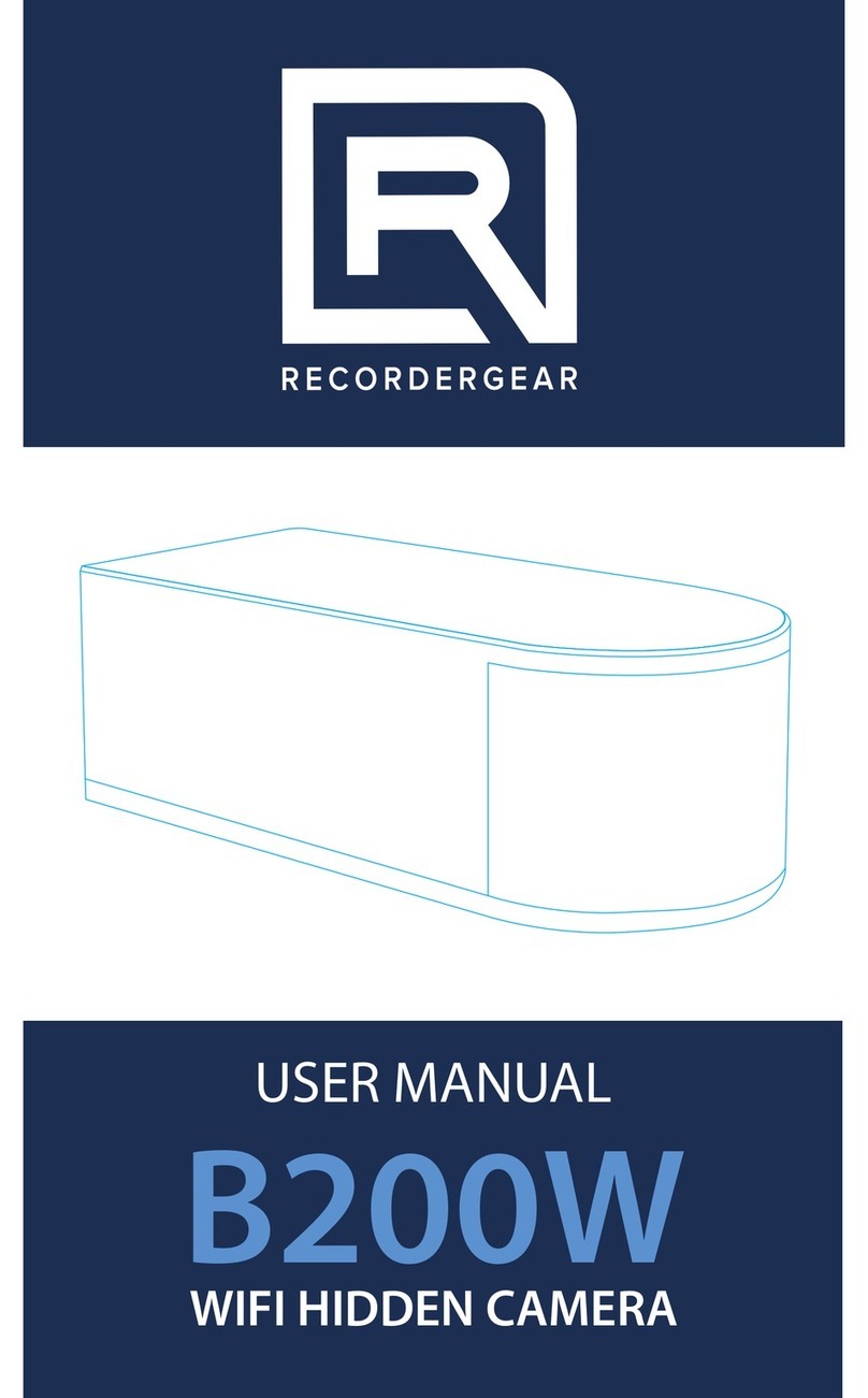 RecorderGear B200W User manual