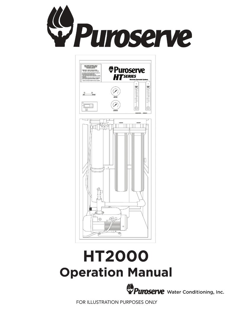 Puroserve HT series Operation manual