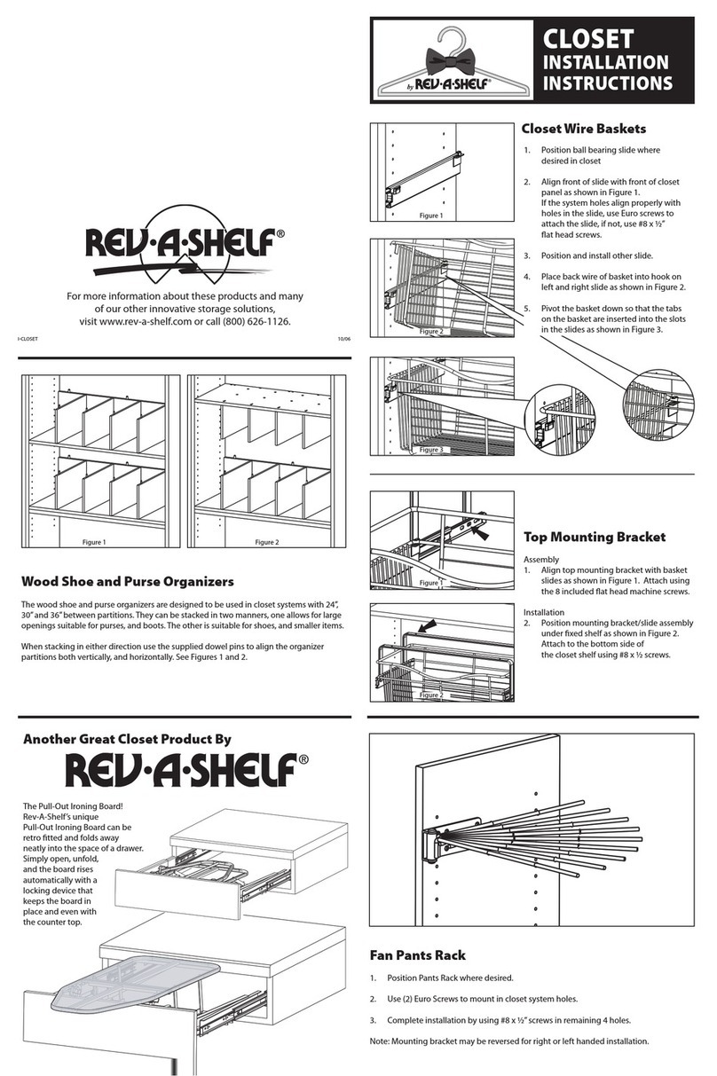 Rev-A-Shelf Closet User manual