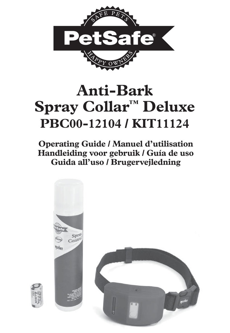 Petsafe Anti-Bark Spray Collar Deluxe operating guide Petsafe Anti-Bark Spray Collar Deluxe operating guide