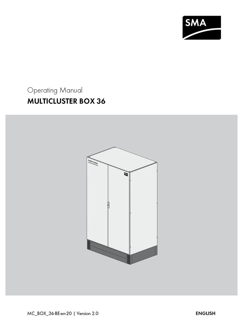 SMA MULTICLUSTER BOX 36 operating manual