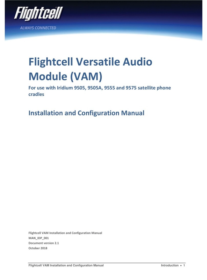 Flightcell VAM Installation and configuration manual