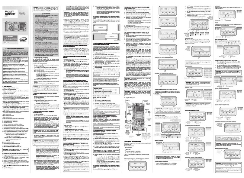 PPA FACILITY CONNECT Technical manual