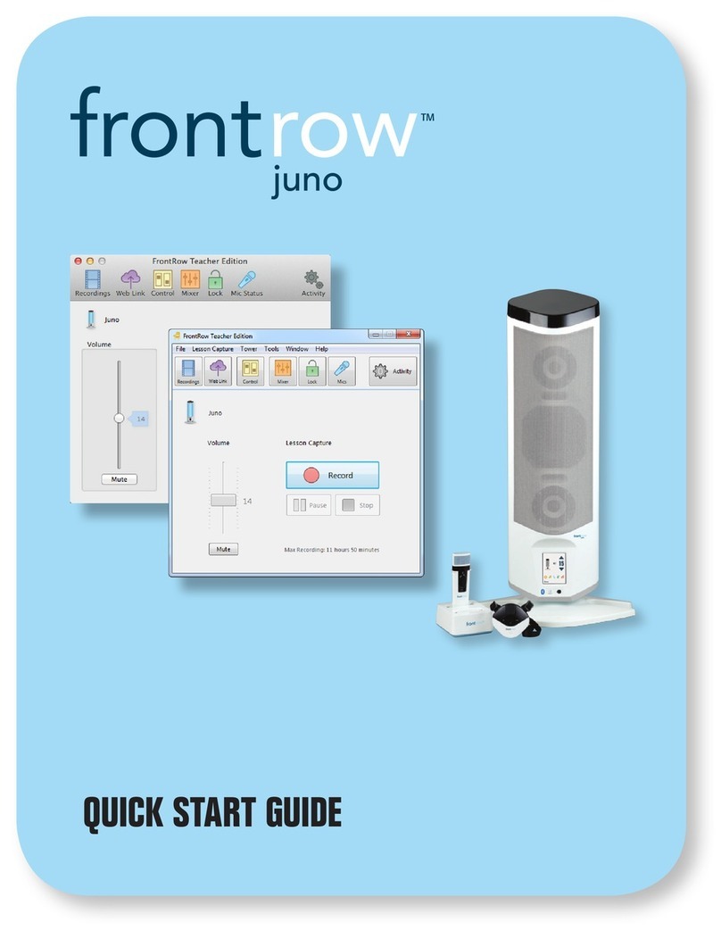 FrontRow JUNO quick start guide