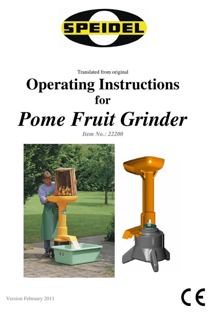 Speidel 22200 operating instructions
