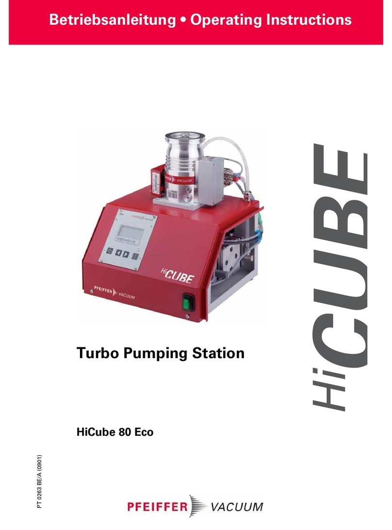 Pfeiffer Vacuum HiCube 80 Eco operating instructions